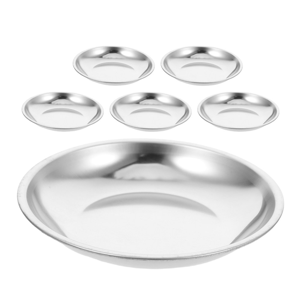Drip Tray Saucer - 6Pcs Stainless Steel Tea Bag Saucer
