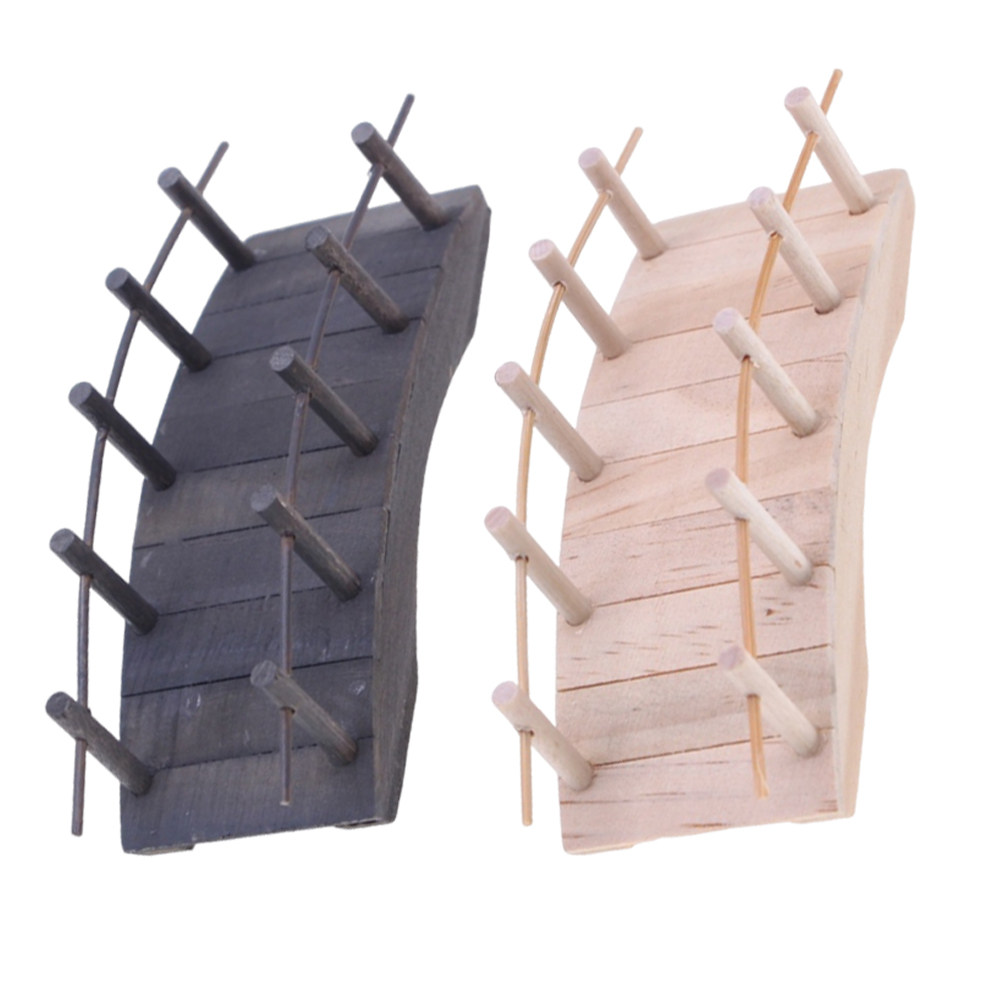 2Pcs Miniature Vintage Wooden  - Bonsai Garden Landscape Design review and price