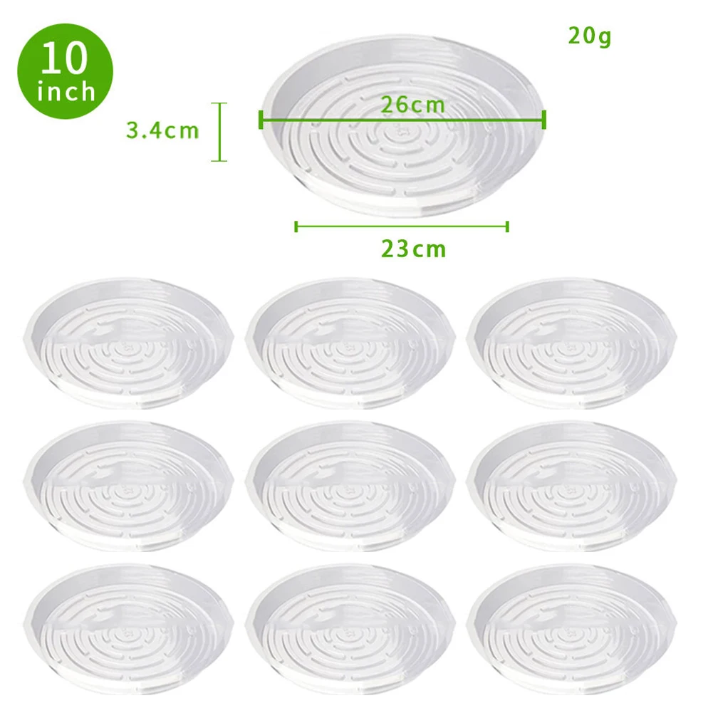 10/24pcs Plastic Plant Saucer  - Drip Tray Saucer review and price