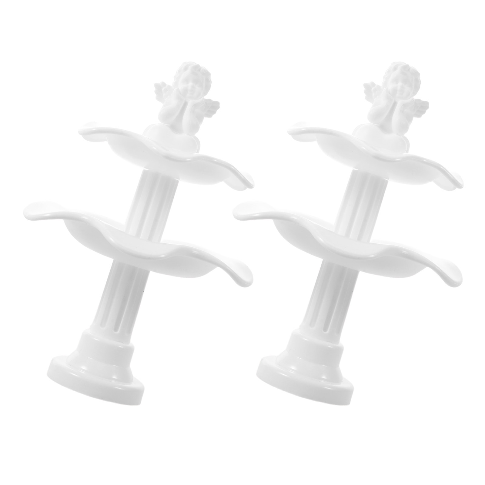 2Pcs Two-Tier Plastic Miniatur - Bonsai Garden Landscape Design review and price