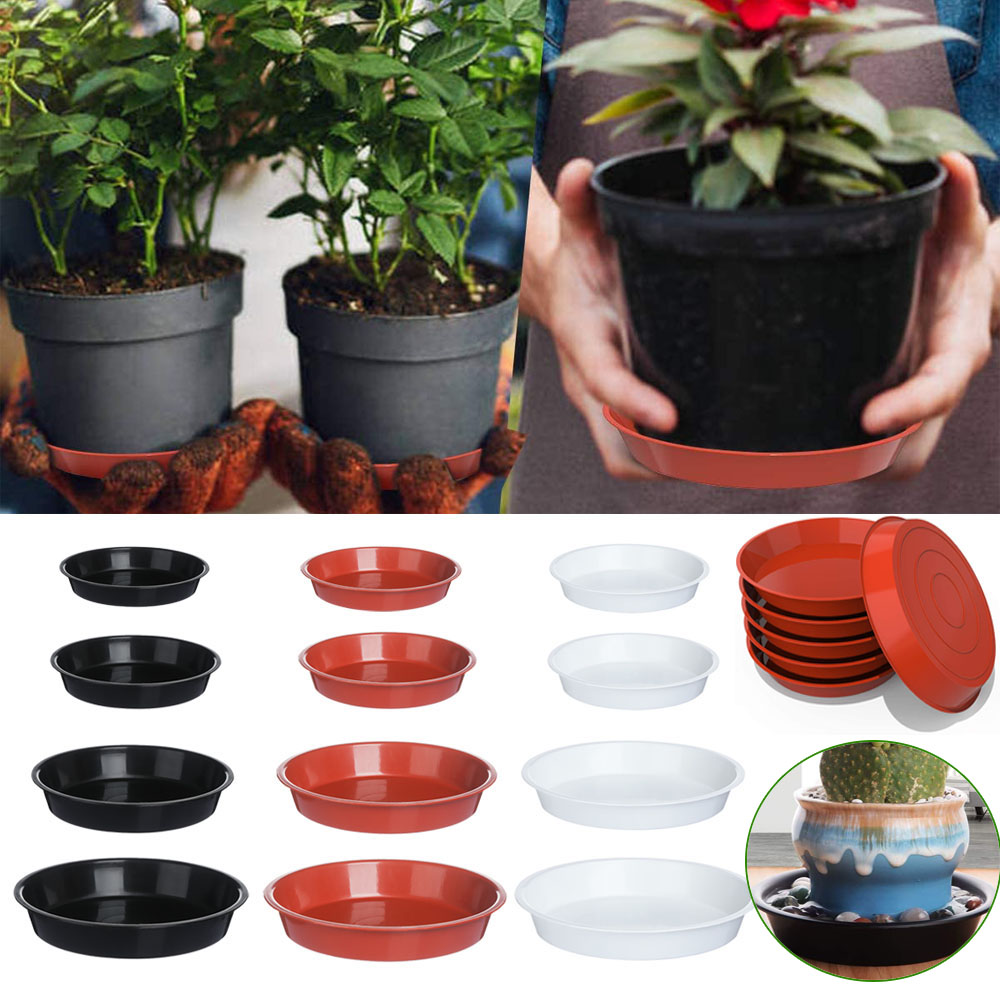 3Pcs Garden Round Flower Pot D - Drip Tray Saucer review and price